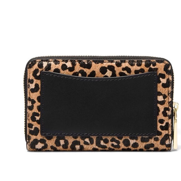 MICHAEL KORS LEOPARD PRINT SMALL CARD CASE WALLET - Picture 4 of 6